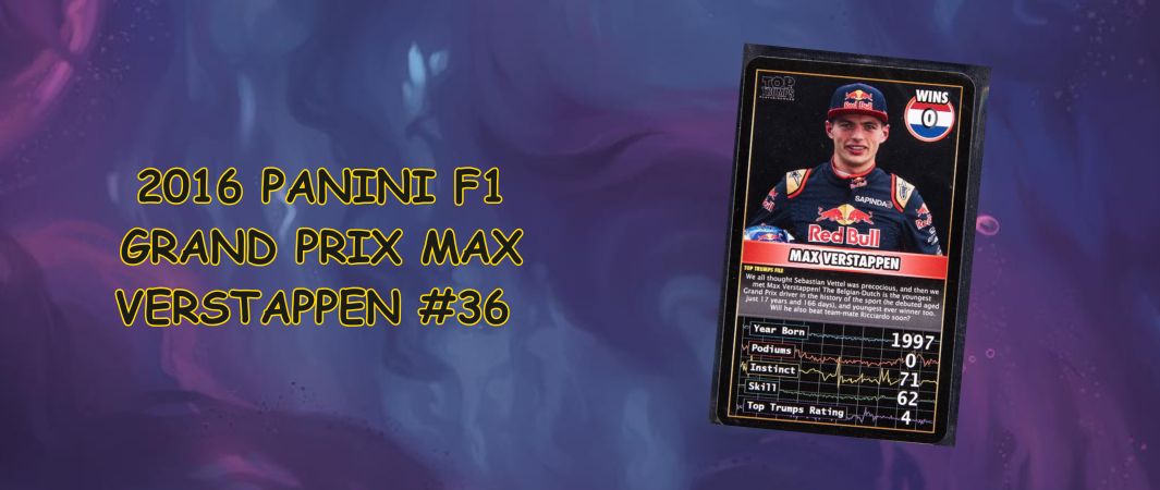 card Max Verstappen